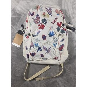 The North Face Jester Gardenia White Fall, Butterflies Everyday Backpack 27L NWT